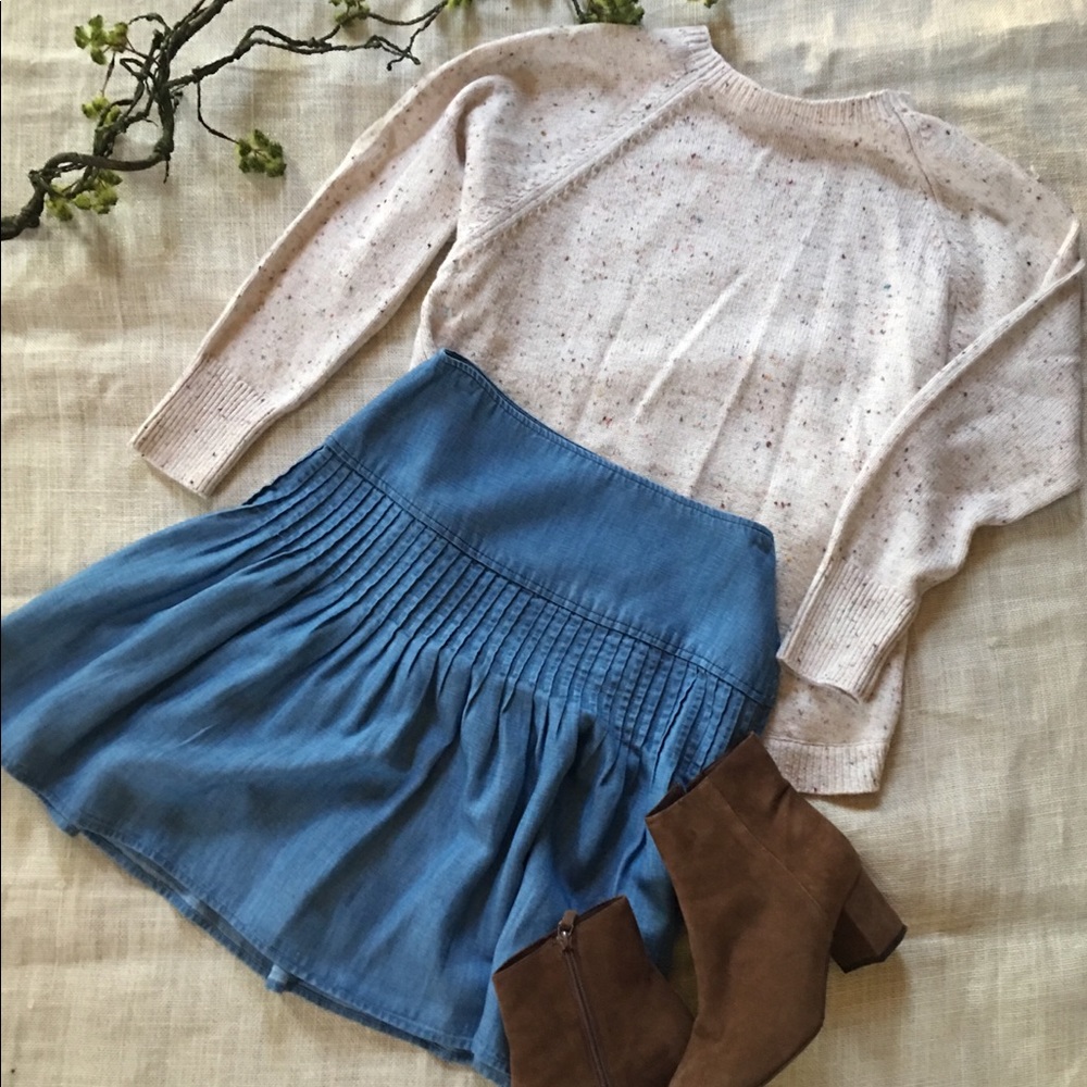 Loft Jean Skirt
